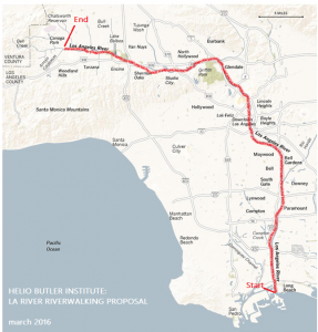 A proposition to walk the length of what is currently known as the LA River. 